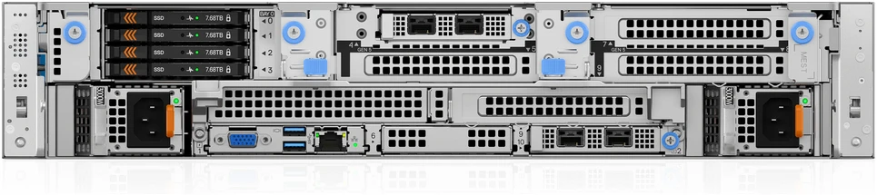 Serveris Serwer Dell DELL R570 serwer 960 GB Rack (2U) Intel Xeon 6 6507P 3,5 GHz 32 GB DDR5-SDRAM 1100 W
