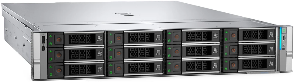 Serveris DELL R570 serwer 1,92 TB Rack (2U) Intel Xeon 6 6517P 3,2 GHz 32 GB DDR5-SDRAM 1100 W