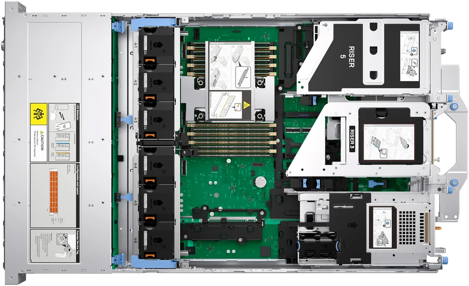 Serveris DELL R570 serwer 1,92 TB Rack (2U) Intel Xeon 6 6517P 3,2 GHz 32 GB DDR5-SDRAM 1100 W