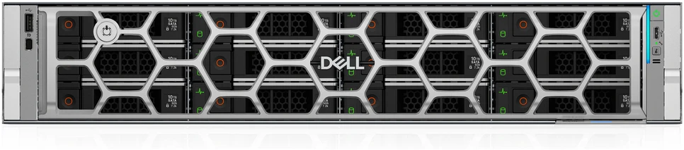 Serveris Serwer Dell DELL R570 serwer 960 GB Rack (2U) Intel Xeon 6 6507P 3,5 GHz 32 GB DDR5-SDRAM 1100 W