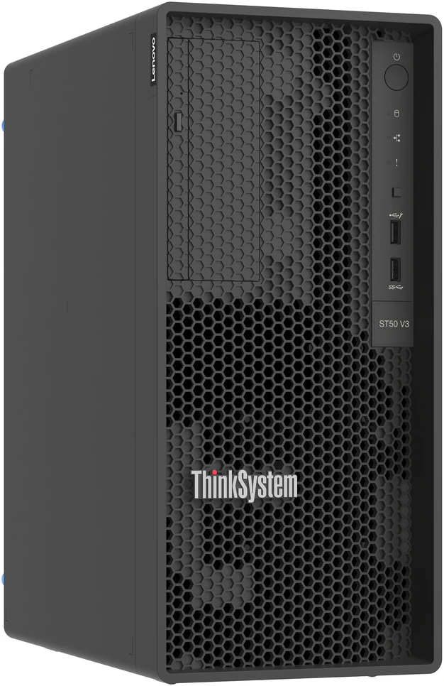 Serveris Lenovo ThinkSystem ST50 V3, 1,92 TB, Tower, Intel Xeon 6 6315P, 2,8 GHz, 16 GB DDR5-SDRAM, 500 W