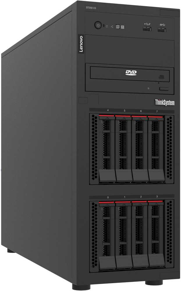 Serveris Serwer Lenovo Lenovo ThinkSystem ST250 V3 serwer Tower Intel® Xeon® 6353P 2,7 GHz 16 GB DDR5-SDRAM 800 W