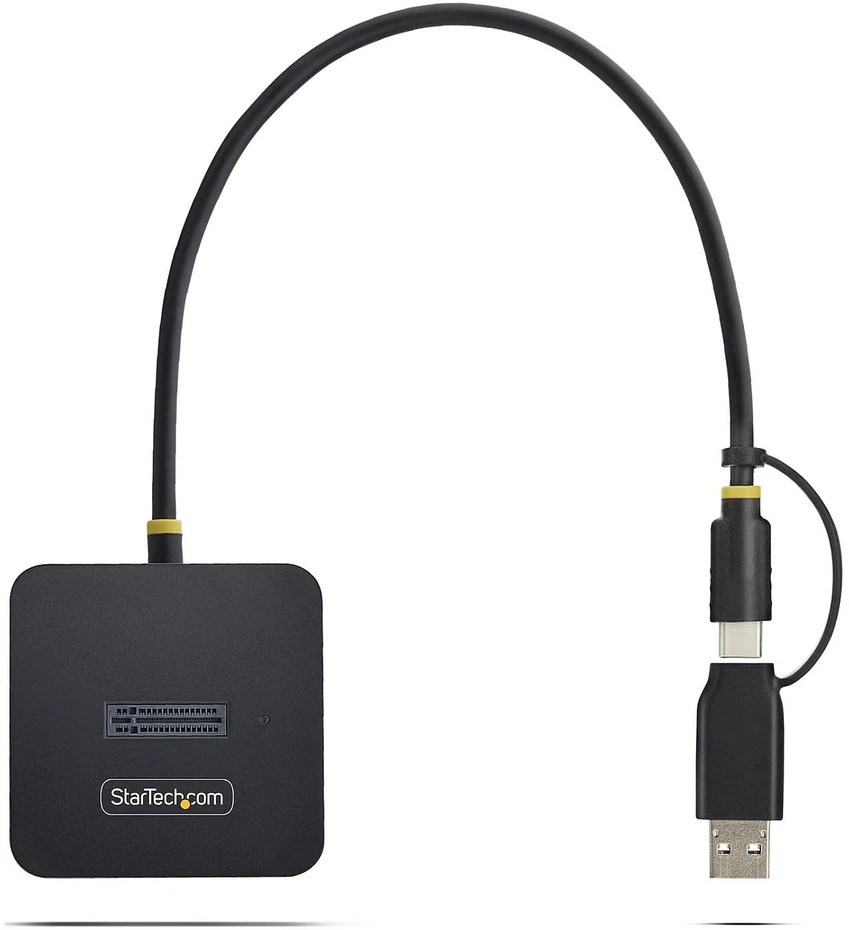 Kietasis diskas Doko stotelė StarTech STARTECH.COM USB-C i USB-A na M.2 NVMe Dock Adapteris 10Gbps Tool-Free zewnętrzny M.2 NVMe SSD Reader B+M i M-Key