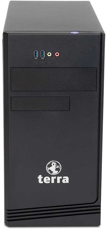 Stacionarus kompiuteris Komputer Accra TERRA PC-HOME 4000 Intel Core i3-14100 8GB DDR5 500GB SSD Mini Tower Juodas (EU1000125)