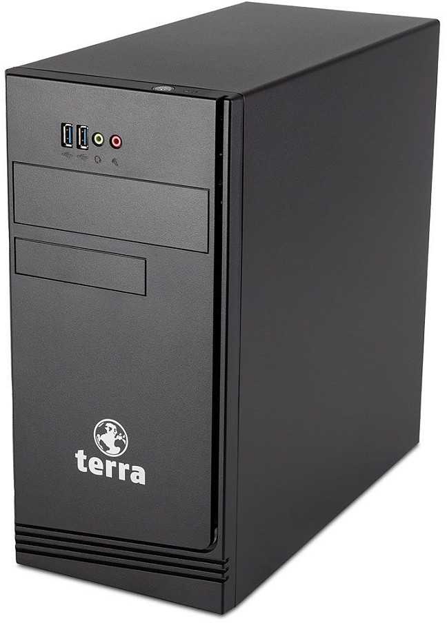Stacionarus kompiuteris Komputer Accra TERRA PC-HOME 4000 Intel Core i3-14100 8GB DDR5 500GB SSD Mini Tower Juodas (EU1000125)