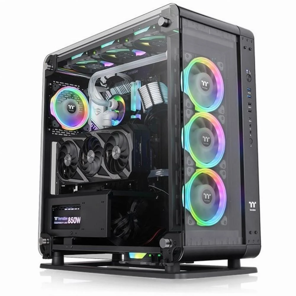 Thermaltake Core P6 grūdintas stiklas - Juoda