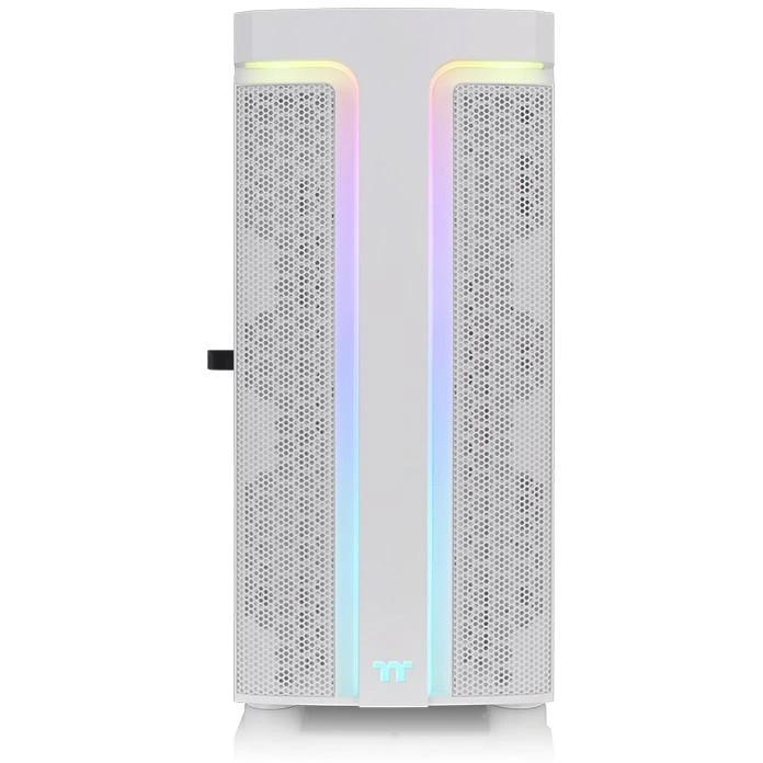 „Thermaltake H590 TG ARGB Snow“, bokšto tipo korpusas - baltas, grūdintas stiklas