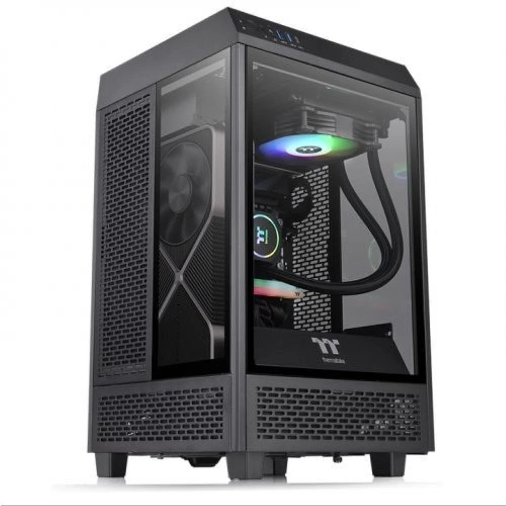 Thermaltake The Tower 100 Mini - Juodas
