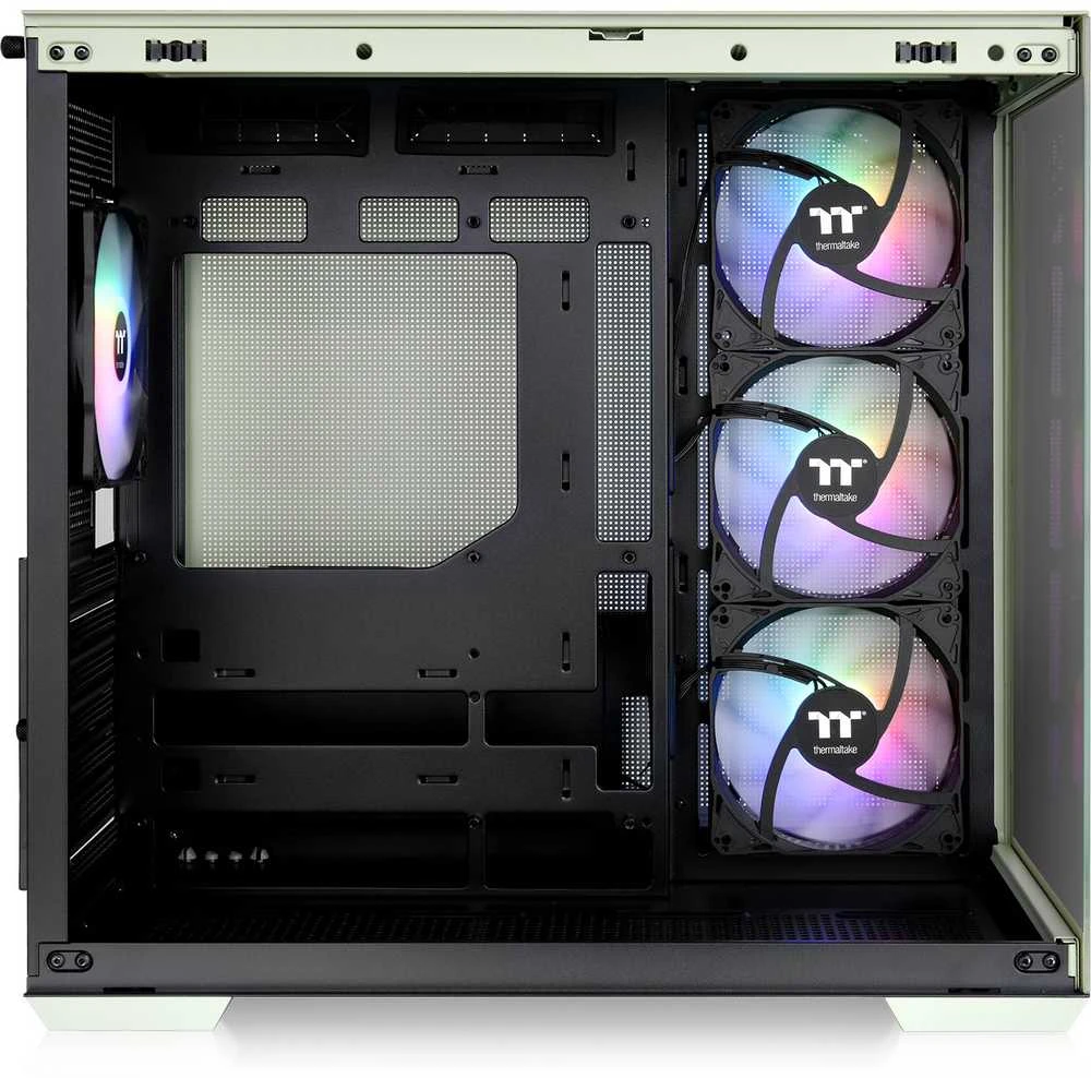 Midi Thermaltake View 380 TG ARGB Matcha Žalias