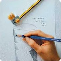 Staedtler Noris, HB, Juoda, Geltona, PEFC, 2 mm, 12 vnt., Vokietija