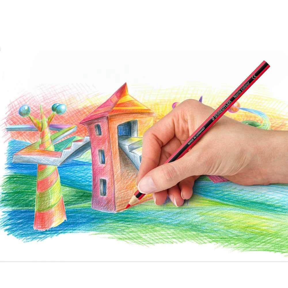 Pieštukai spalvoti STAEDTLER Noris, 12 spalvų