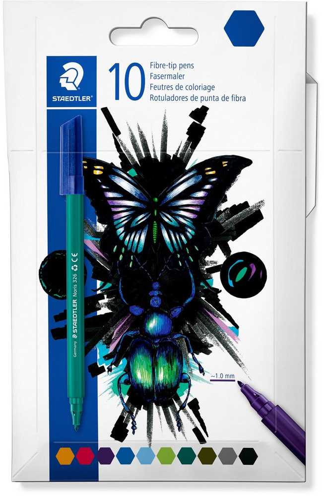 Staedtler STAEDTLER Fasermaler cool & cute 10er-Set im Kartonetui retail