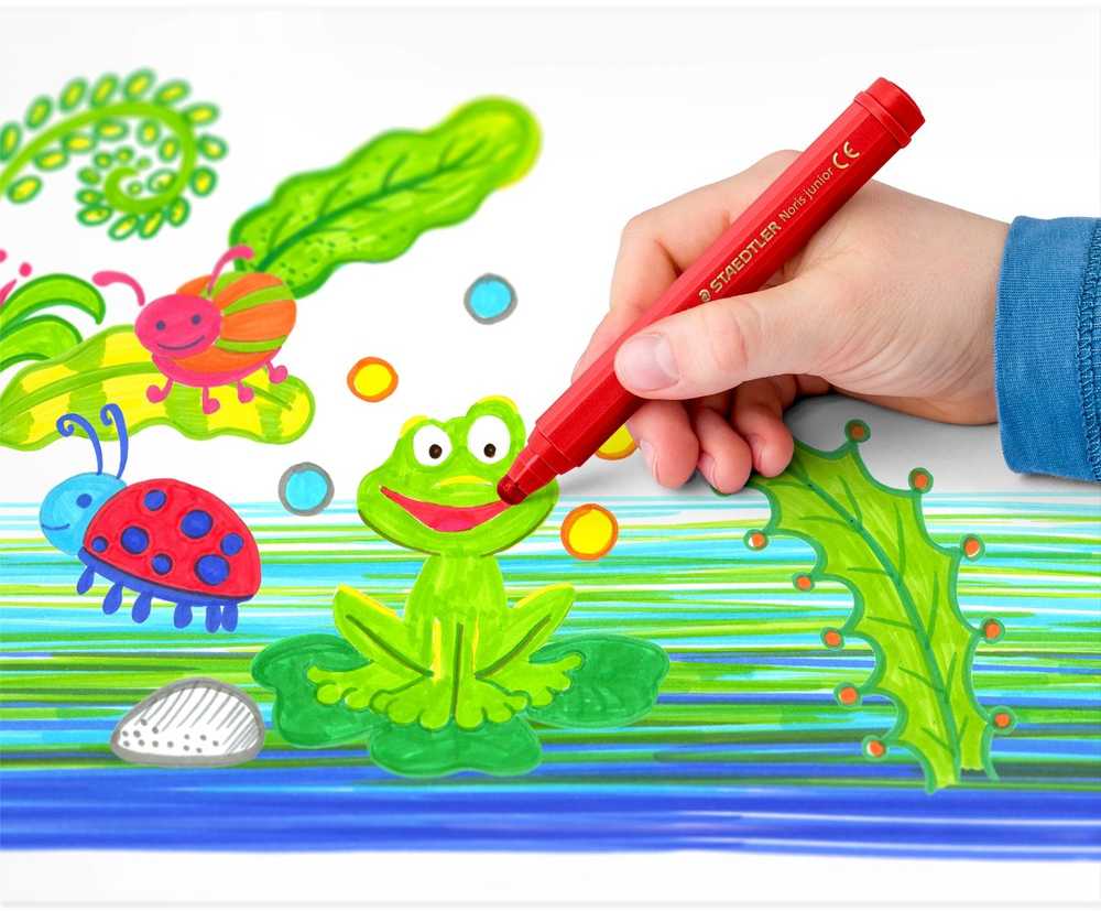 Staedtler STAEDTLER Fasermaler Noris junior Jumbo 6er-Set