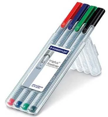Staedtler Parinktas iš 4 gramatiškai parašyta Trigubos Fineliner