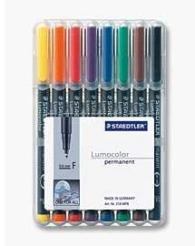 Staedtler Foliopis 318WP8 8col. w etui STAEDTLER LUMOCOLOR visam laikui