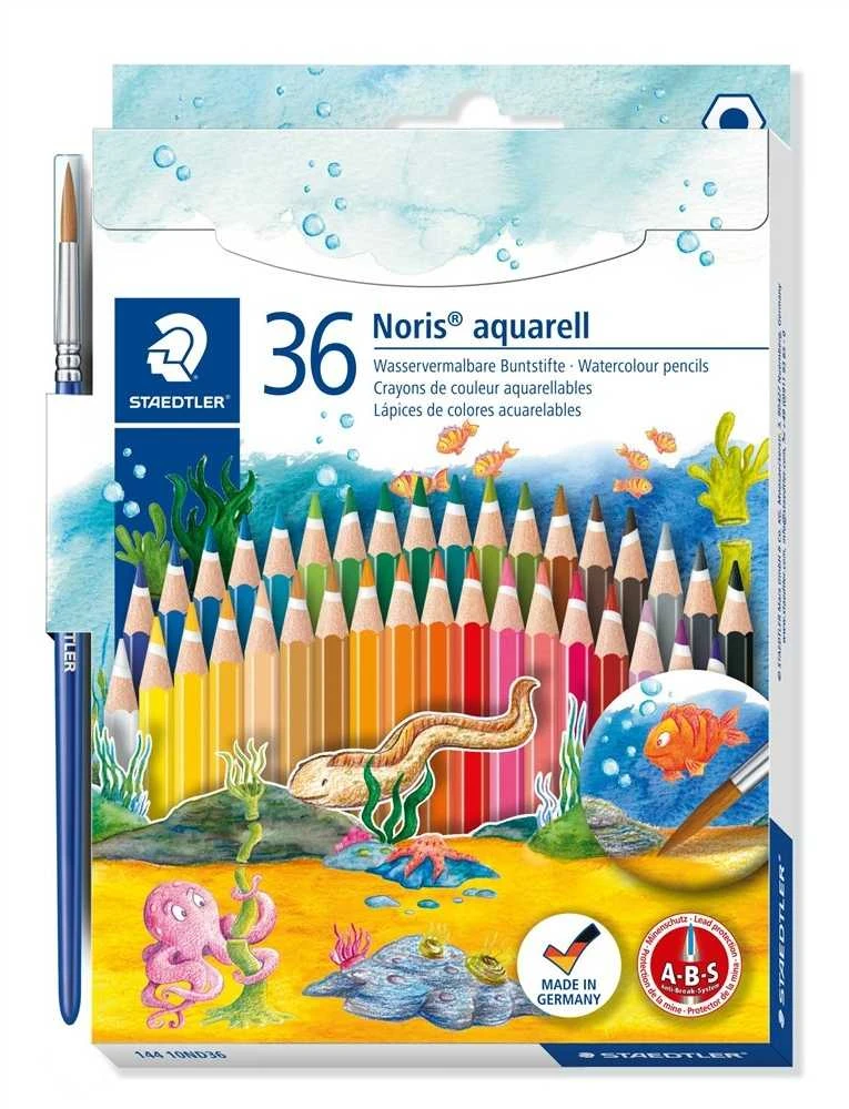Staedtler Vandens spalvos plyšiai 36 Noris Club spalvos
