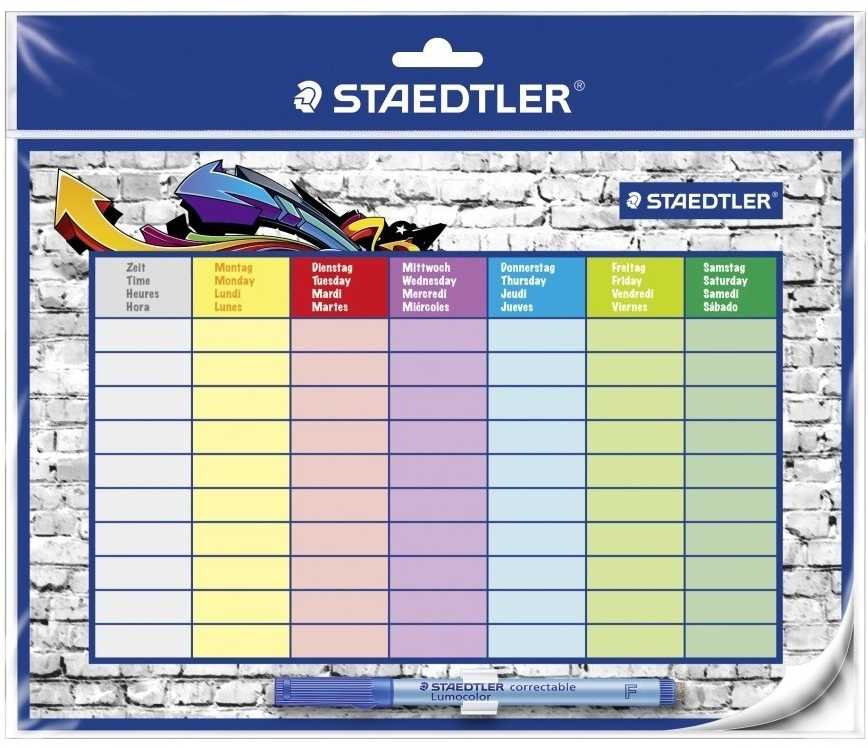 Staedtler STAEDTLER Lumocolor Stundenplan