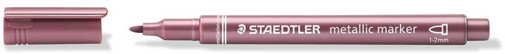Žymeklis STAEDTLER 8323, metalo raudona sp.