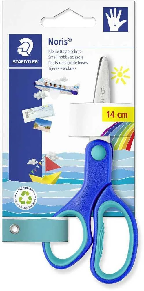 Staedtler kairiarankių žirklės 14 cm pakuotėje