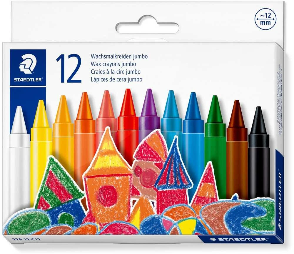 Staedtler STAEDTLER Wachsmalkreide Noris jumbo 12er-Set 12mm retail