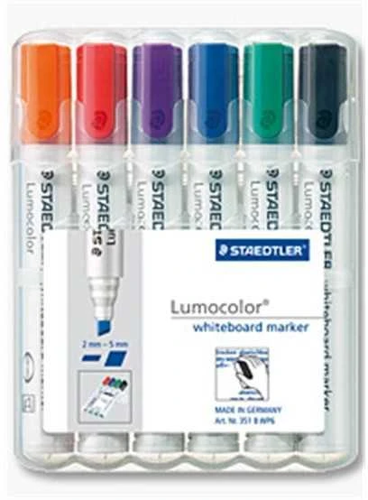 Staedtler STAEDTLER lentos žymeklis Lumocolor 6st Box
