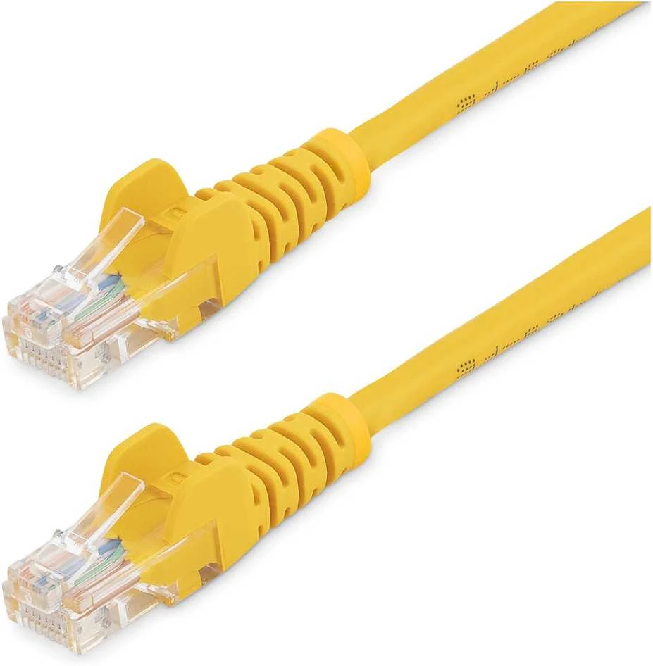StarTech RJ-45 Cat5e patinas-vyras 0,5m geltonas (45PAT50CMYL)