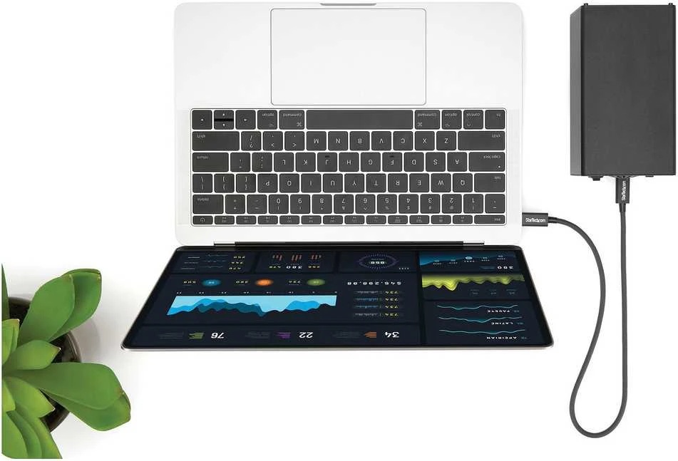 Kabelis USB StarTech USB-C - USB-C 0,5 m Juodas (TBLT34MM50CM)