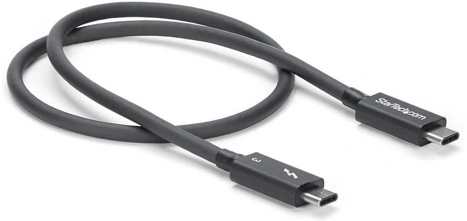 Kabelis USB StarTech USB-C - USB-C 0,5 m Juodas (TBLT34MM50CM)