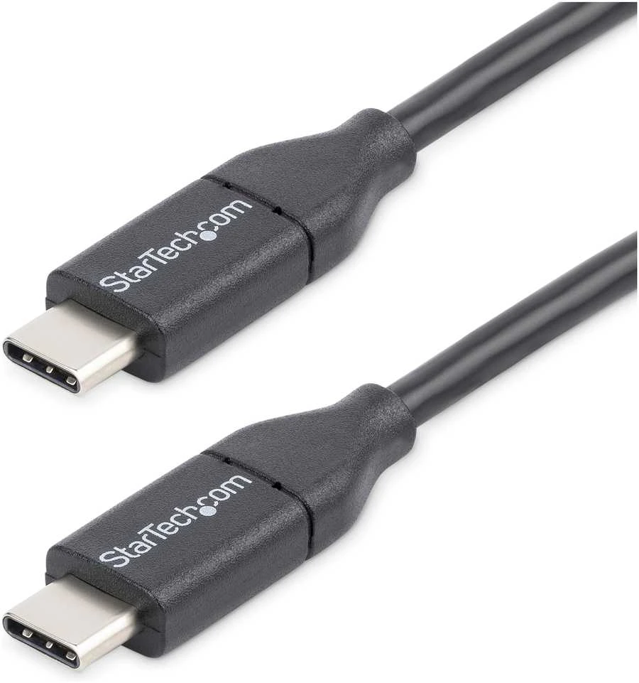 Kabelis USB StarTech USB-C - USB-C 0,5 m Juodas (USB2CC50CM)