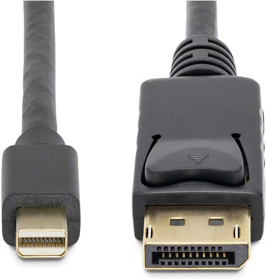 StarTech.com 10 pėdų (3 m) „Mini DisplayPort“ į „DisplayPort 1.2“ kabelis – 4K x 2K UHD „Mini DisplayPort“ į „DisplayPort“ adapterio kabelis – „Mini DP“ į DP kabelis monitoriui – mDP į DP keitiklio laidas, 3 m, „mini DisplayPort“, „DisplayPort“, kištukas, kištukas, 3840 x 2160 pikselių