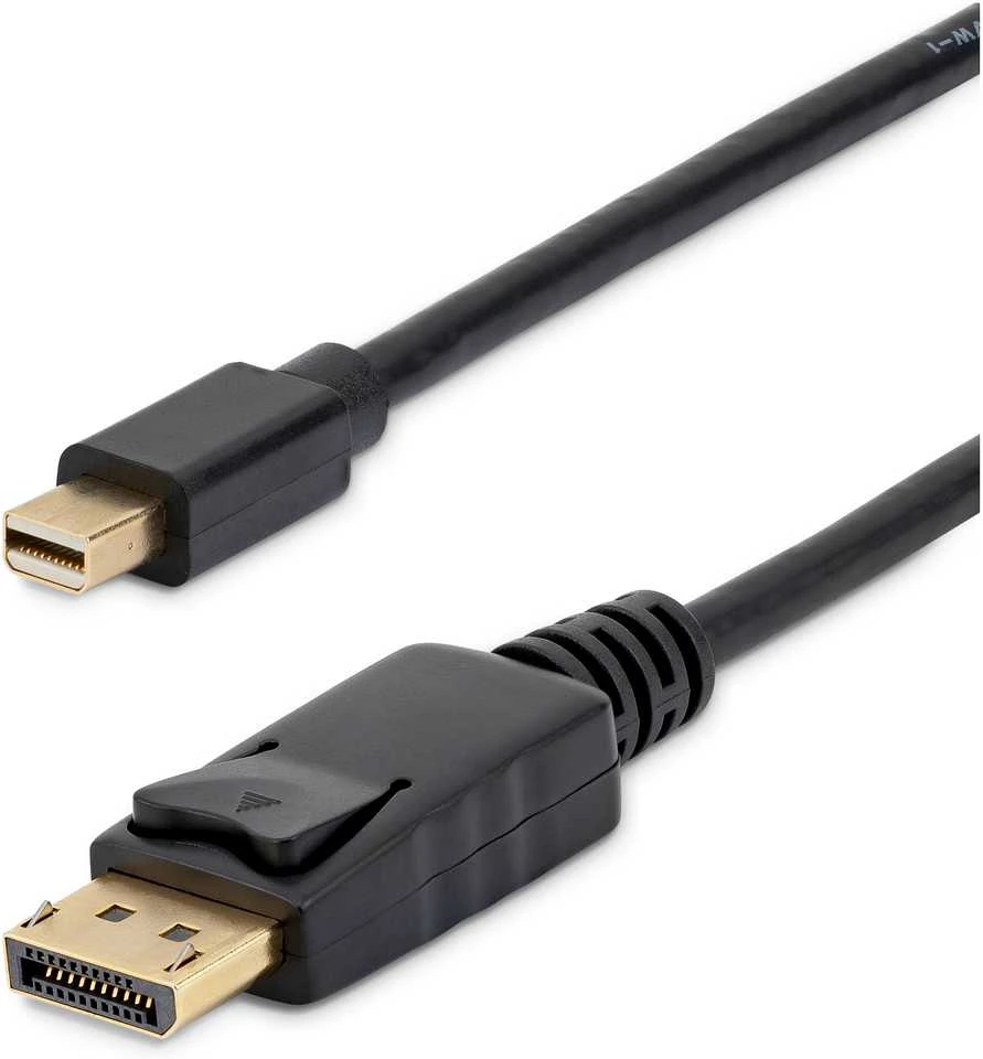 StarTech.com 10 pėdų (3 m) „Mini DisplayPort“ į „DisplayPort 1.2“ kabelis – 4K x 2K UHD „Mini DisplayPort“ į „DisplayPort“ adapterio kabelis – „Mini DP“ į DP kabelis monitoriui – mDP į DP keitiklio laidas, 3 m, „mini DisplayPort“, „DisplayPort“, kištukas, kištukas, 3840 x 2160 pikselių