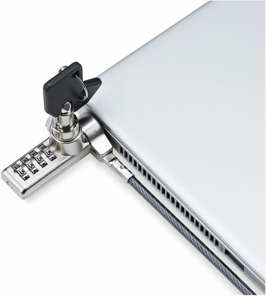 Linka zabezpieczająca StarTech 2 m (DUALKA10-LAPTOP-LOCK)