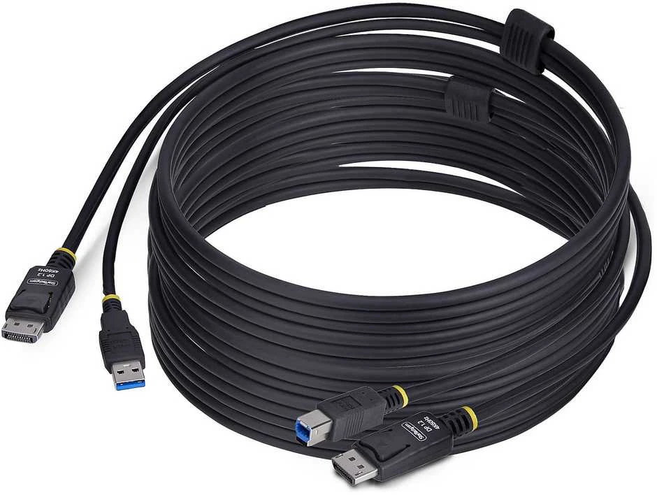 StarTech KVM kabelis su DisplayPort ir USB jungtimis