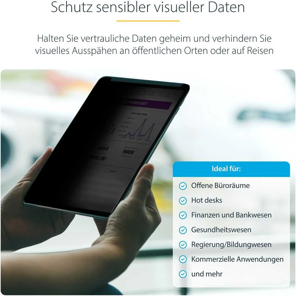 Monitorius Apple „StarTech 11IP“ privatumo ekranas / 11 colių „iPad Pro“ privatumo ekranas