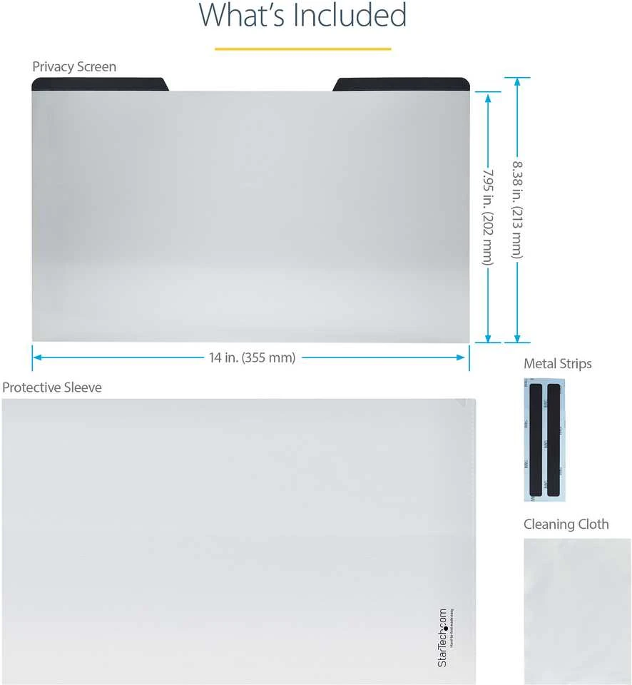 Monitoriaus privatumo filtras Startech PRIVSCNLT15