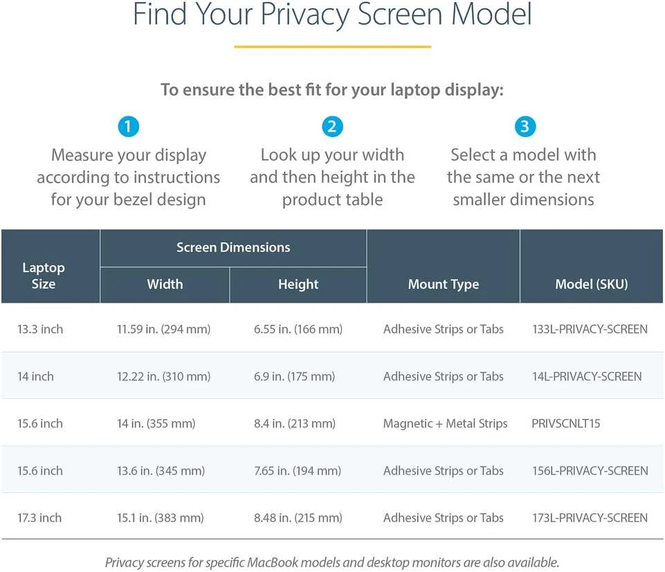 Monitoriaus privatumo filtras Startech PRIVSCNLT15