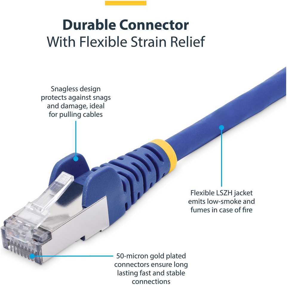 Startechcom StarTech NLBL-1M-CAT8-PATCH/1 M CAT8 ETHERNET CABLE LSZH