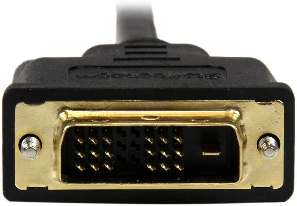 Kabelis StarTech HDMI Micro - DVI-D 1m juodas (HDDDVIMM1M)