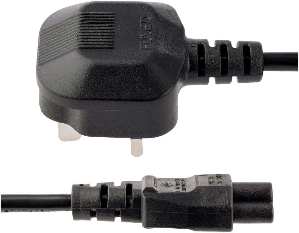 Maitinimo kabelis StarTech UK BS 1363 – IEC 60320 C5 3 kontaktų, 1 m (PXTNB3SUK1M)