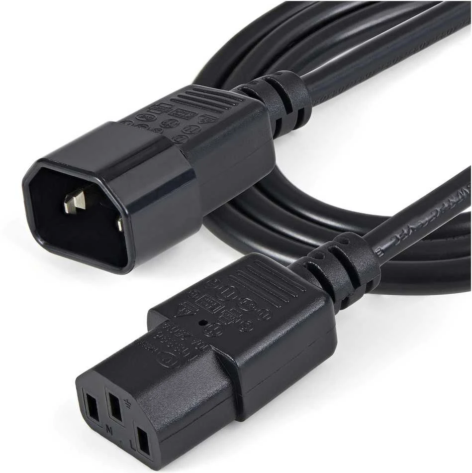 Maitinimo kabelis StarTech 1M C14 - C13 juoda (PXT1001M)
