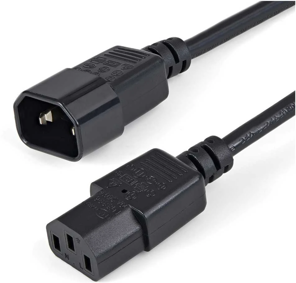 Maitinimo kabelis StarTech 1M C14 - C13 juoda (PXT1001M)