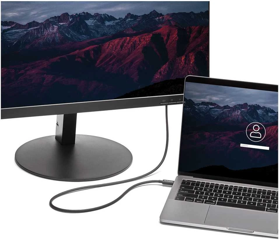 Kabelis USB StarTech USB-C - USB-C 1 m Juodas (TBLT3MM1M)