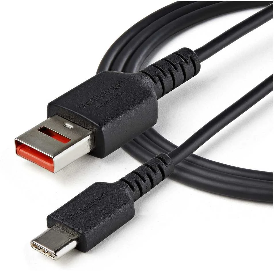 Kabelis USB StarTech USB-A - USB-C 1 m Juodas (USBSCHAC1M)