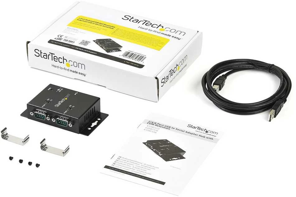 USB - RS232 adapteris Startech ICUSB2322I Juodas
