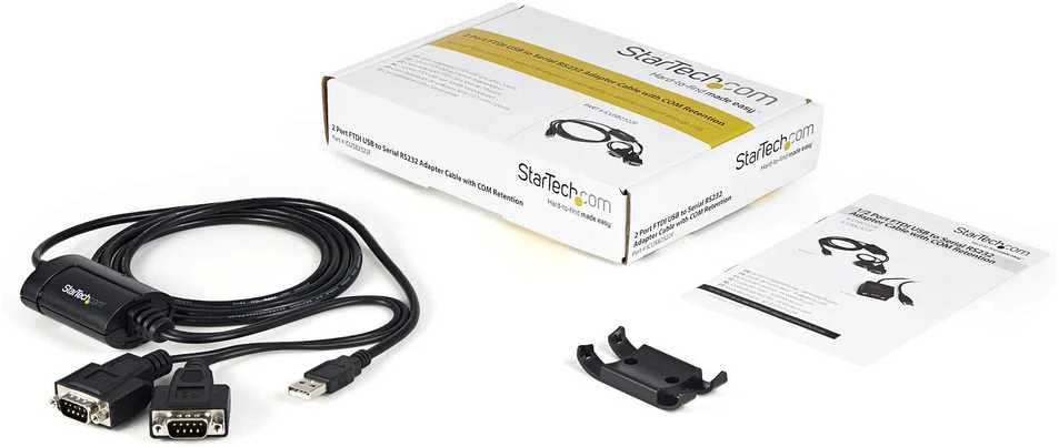 Kabelis USB StarTech USB-A - 1.8 m Juodas (ICUSB2322F)