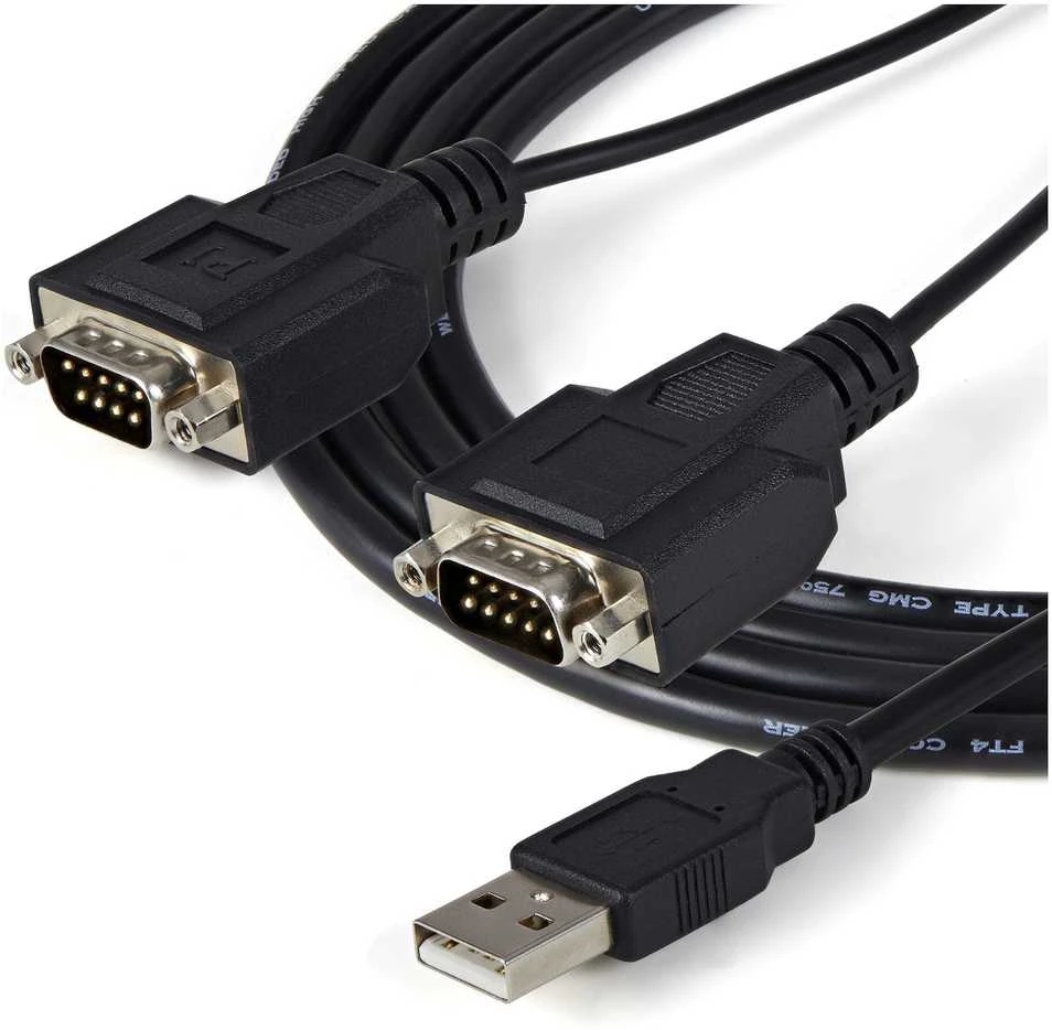 Kabelis USB StarTech USB-A - 1.8 m Juodas (ICUSB2322F)