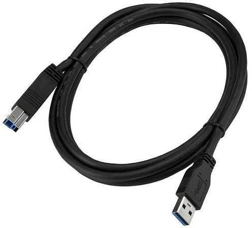 Kabelis USB StarTech USB-A - USB-B 2 m Juodas (USB3CAB2M)