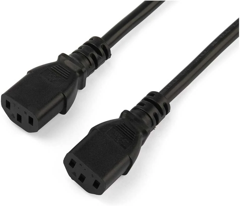 StarTech StarTech 2M SCHUKO CEE7 IKI 2X C13 CORD maitinimo kabelis.