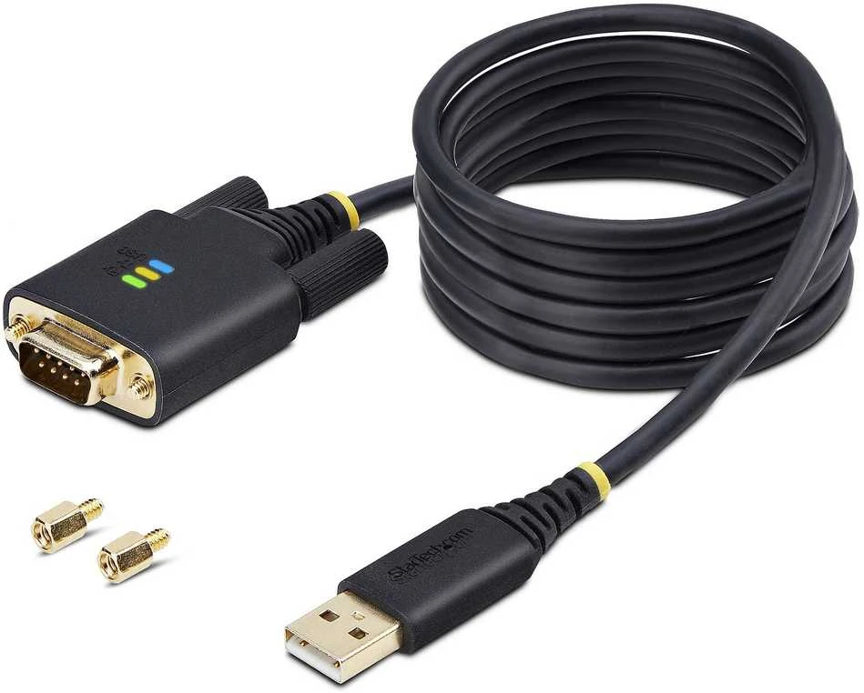USB laidas Startech 1P6FFC-USB-SERIAL Juoda 2 m
