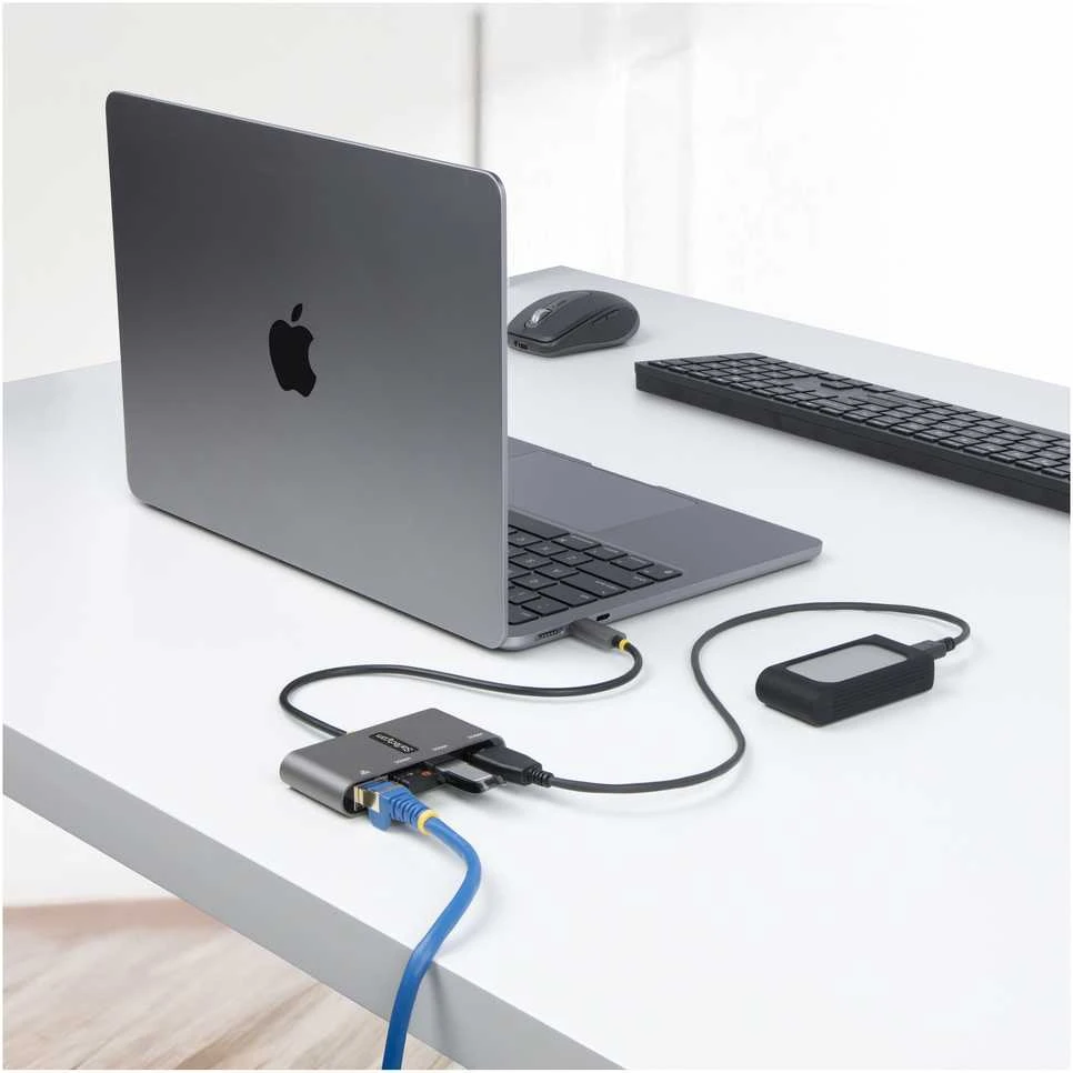 HUB USB StarTech HB30C3A1GEA2 1x RJ-45 + 3x USB-A 3.1 Gen1 (HB30C3A1GEA2)